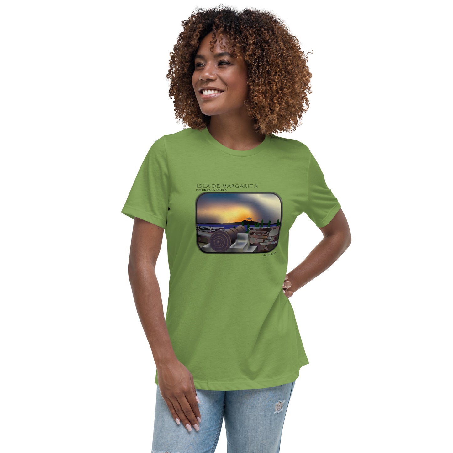 Isla de Margarita Fortin de la Galera Women's Relaxed T-Shirt