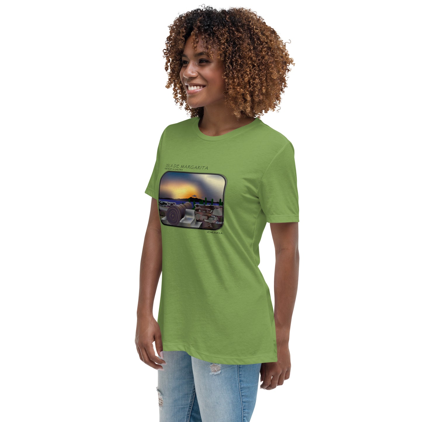 Isla de Margarita Fortin de la Galera Women's Relaxed T-Shirt