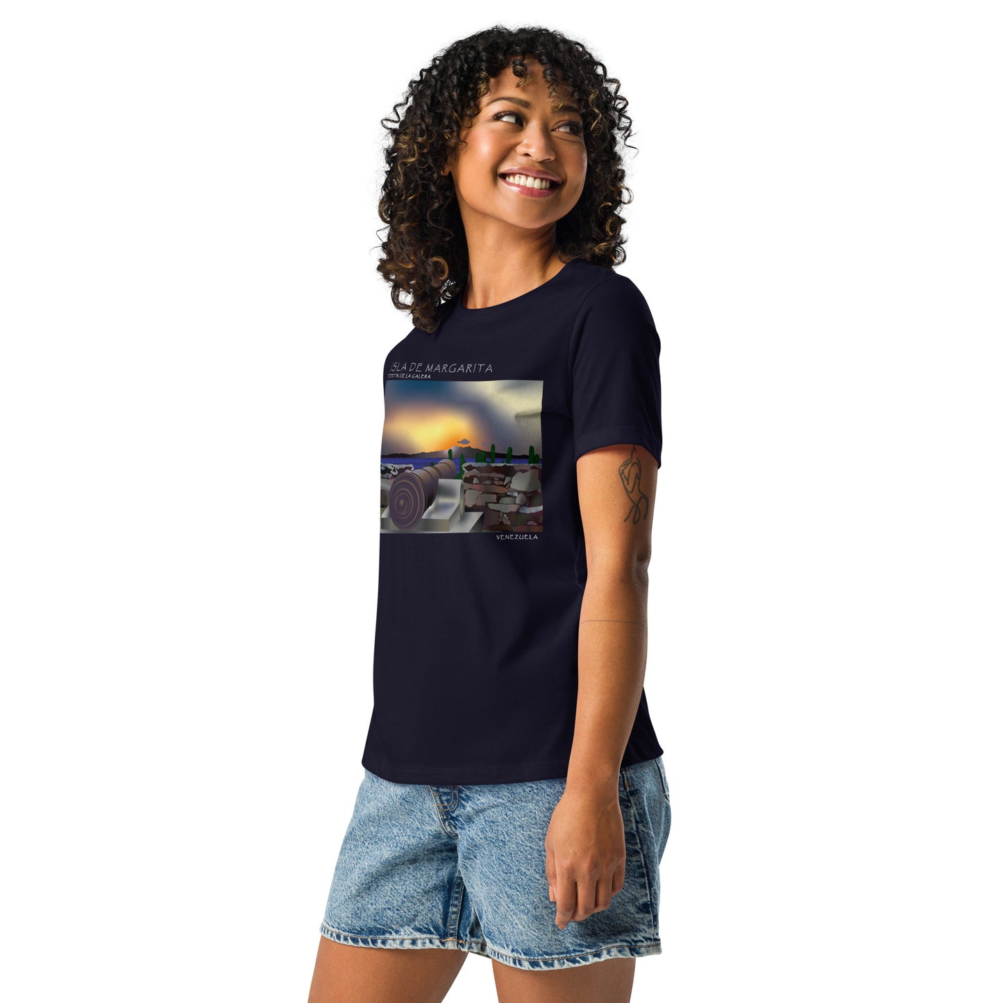 ISLA DE MARGARITA Fortin de la Galera Women's Relaxed T-Shirt