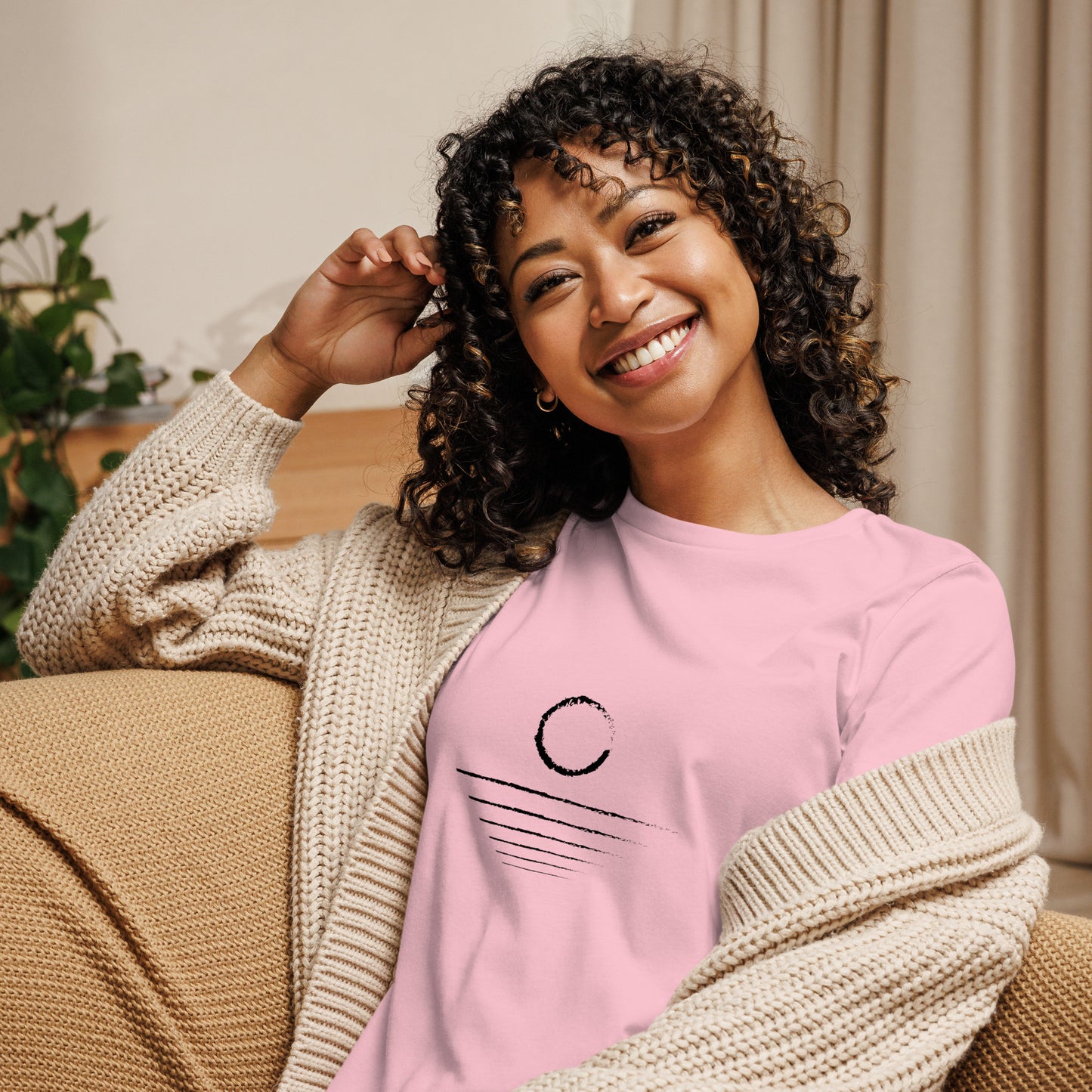 Camiseta holgada de mujer Twilight Dark