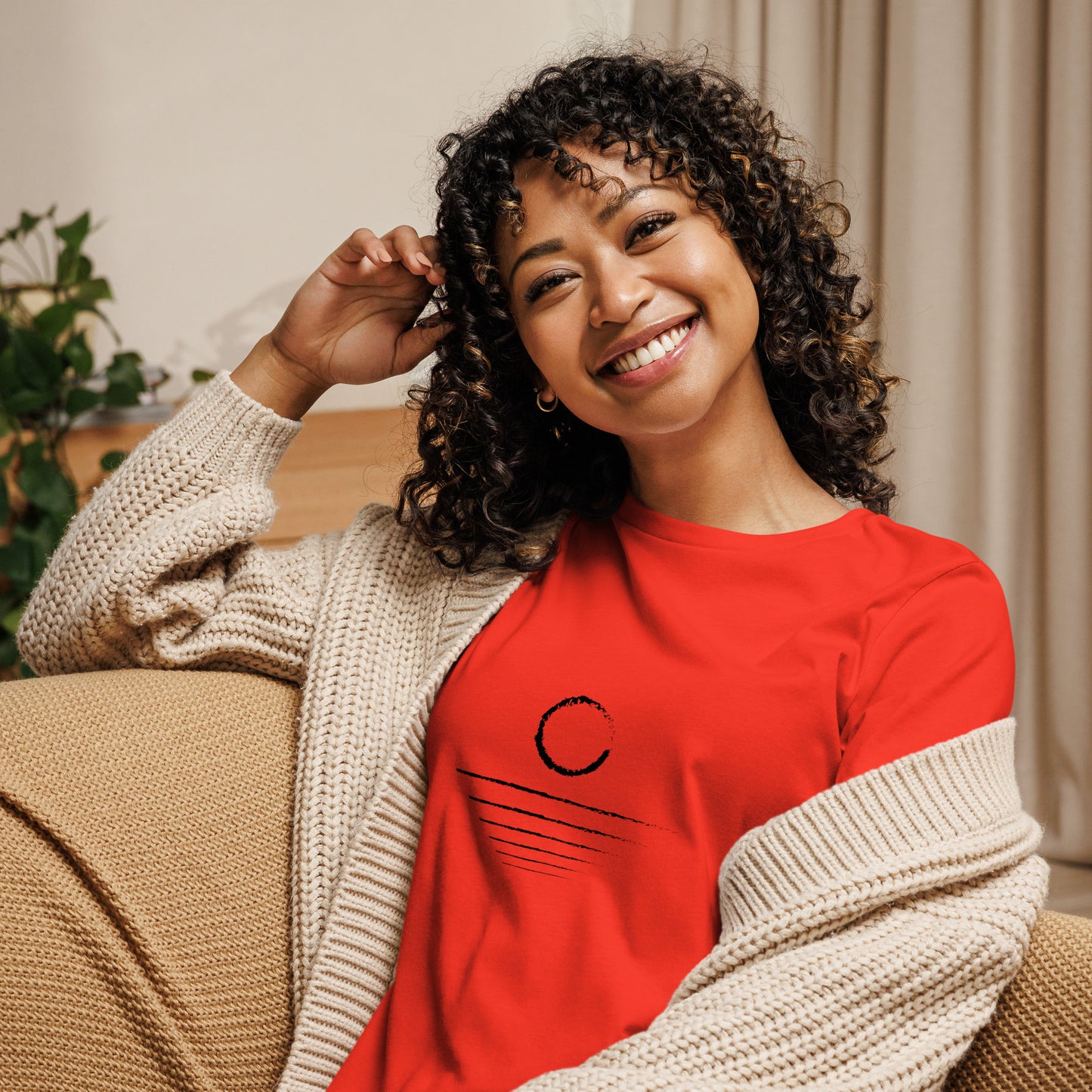 Camiseta holgada de mujer Twilight Dark