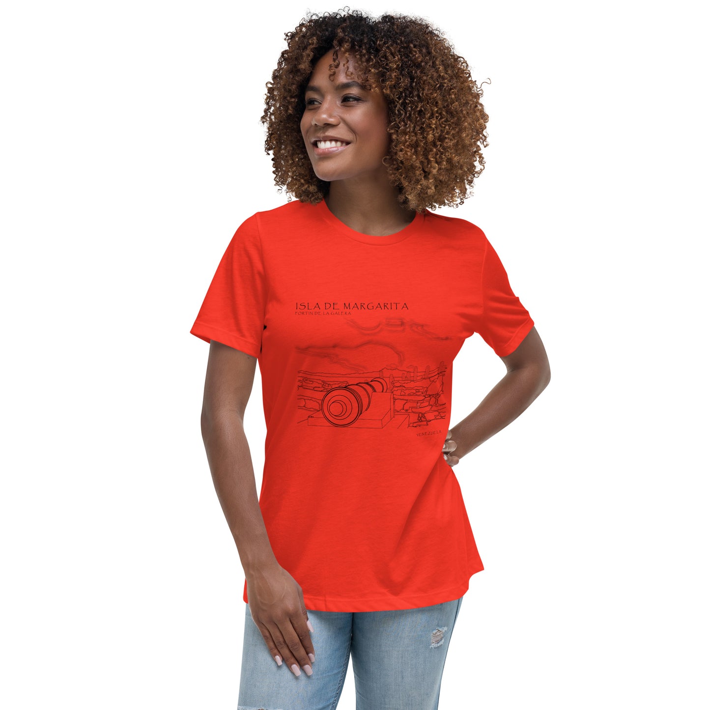 ISLA DE MARGARITA Fortin de la Galera Women's Relaxed T-Shirt