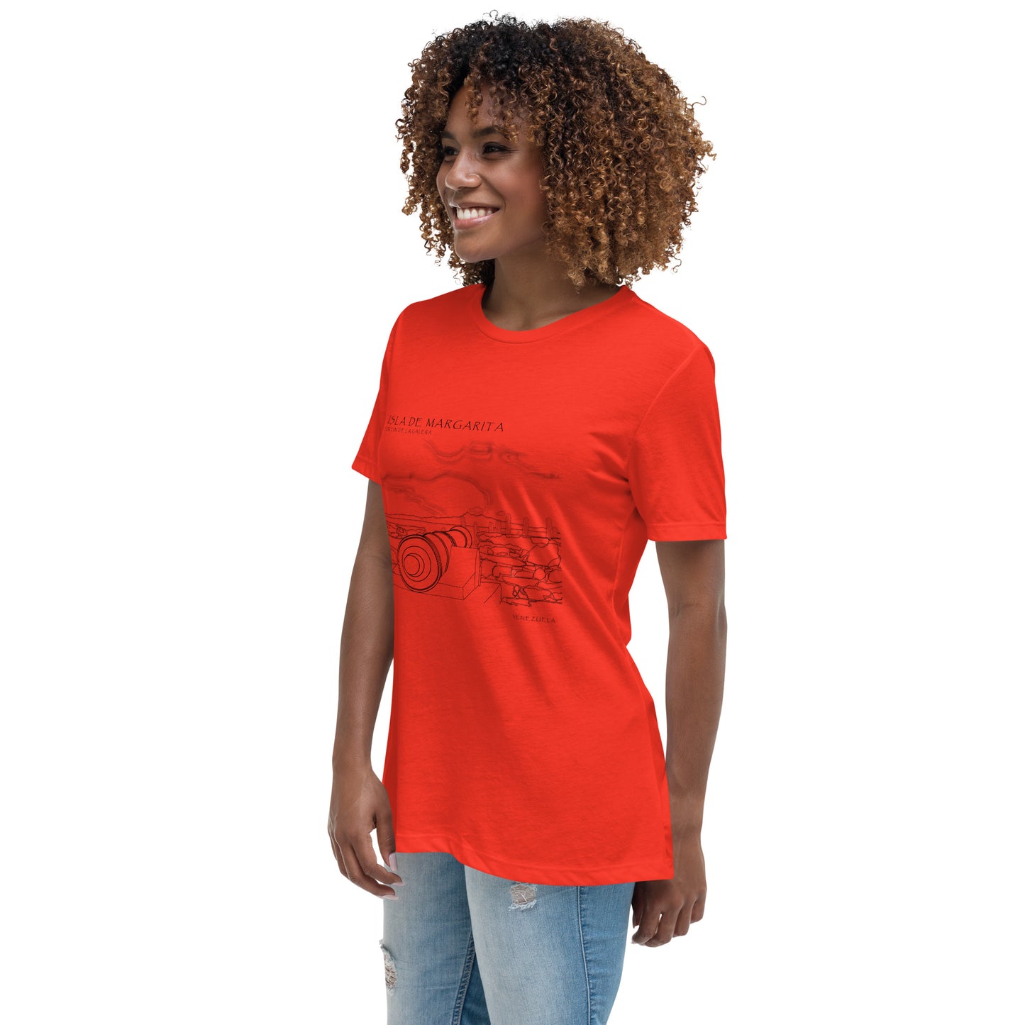 ISLA DE MARGARITA Fortin de la Galera Women's Relaxed T-Shirt