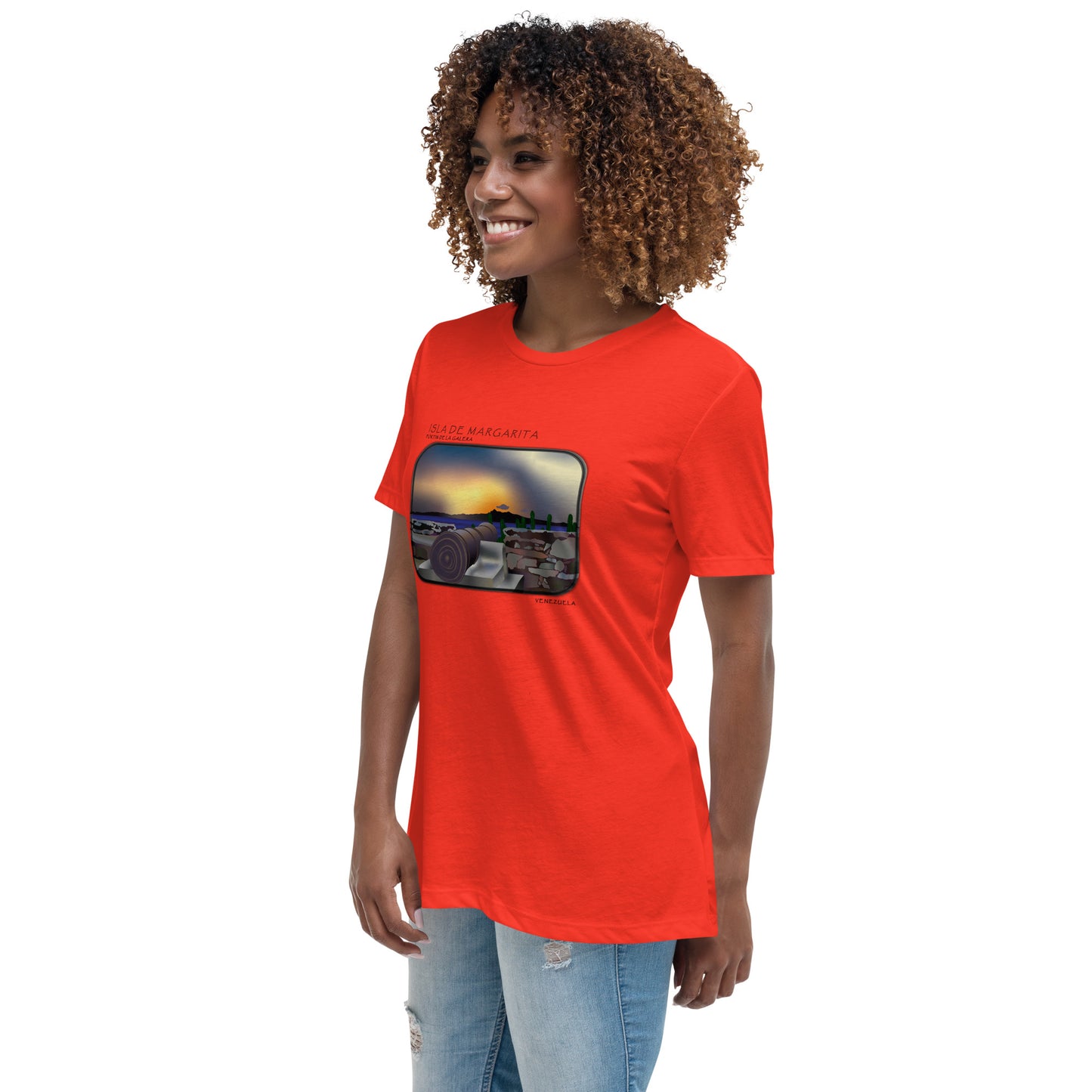 Isla de Margarita Fortin de la Galera Women's Relaxed T-Shirt