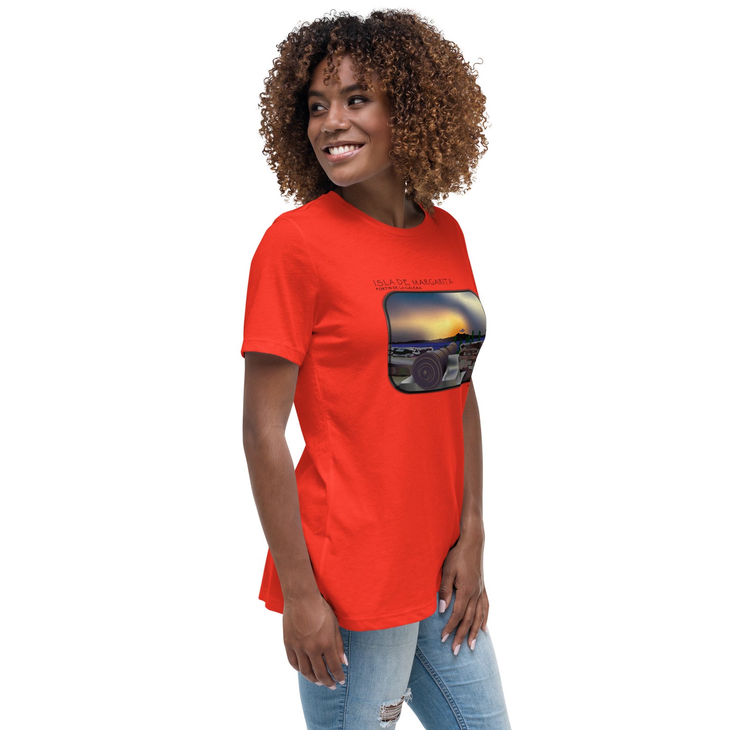 Isla de Margarita Fortin de la Galera Women's Relaxed T-Shirt