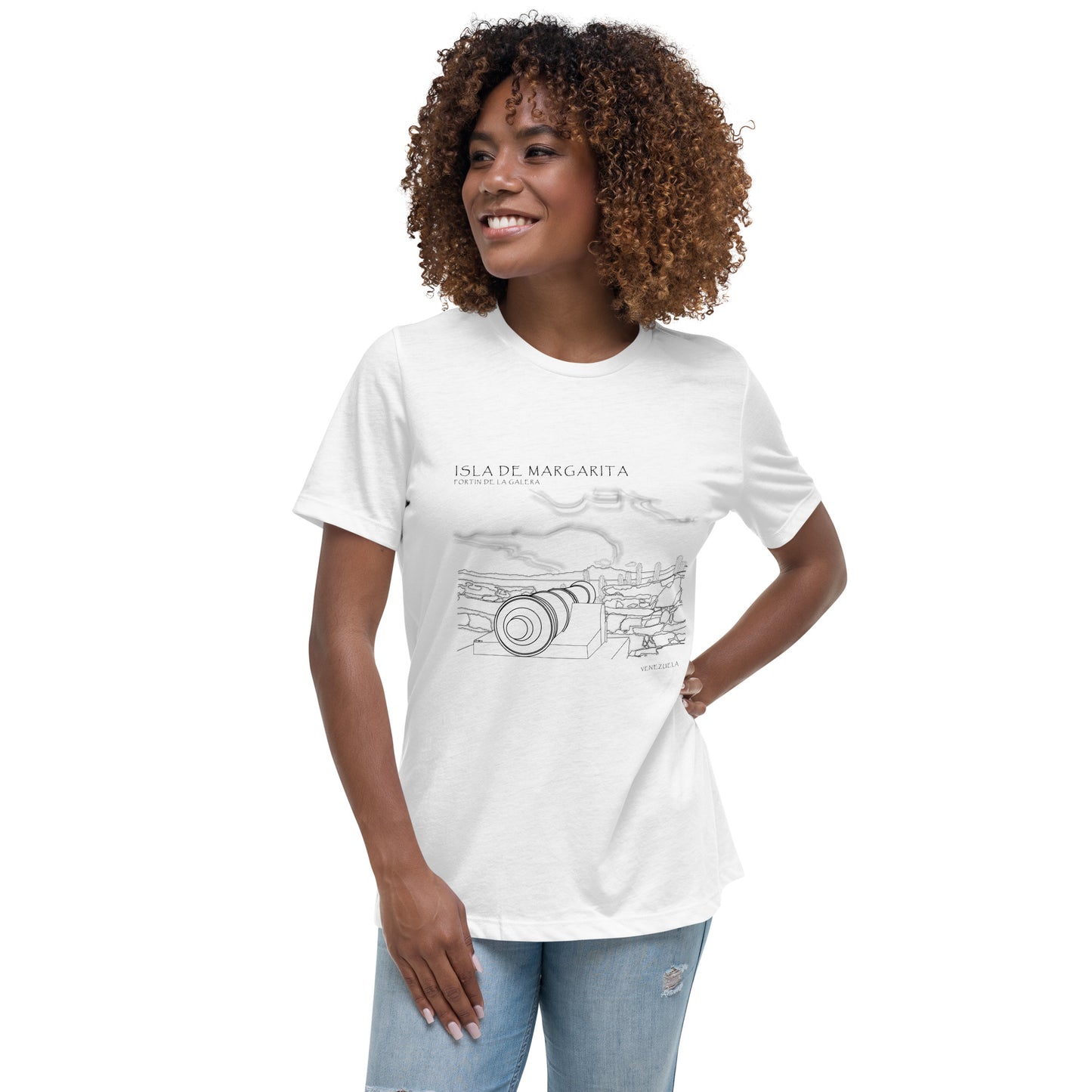 ISLA DE MARGARITA Fortin de la Galera Women's Relaxed T-Shirt