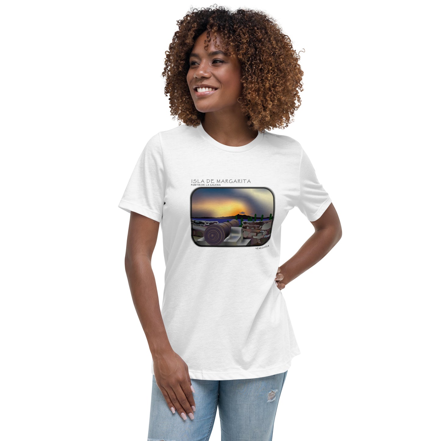 Isla de Margarita Fortin de la Galera Women's Relaxed T-Shirt