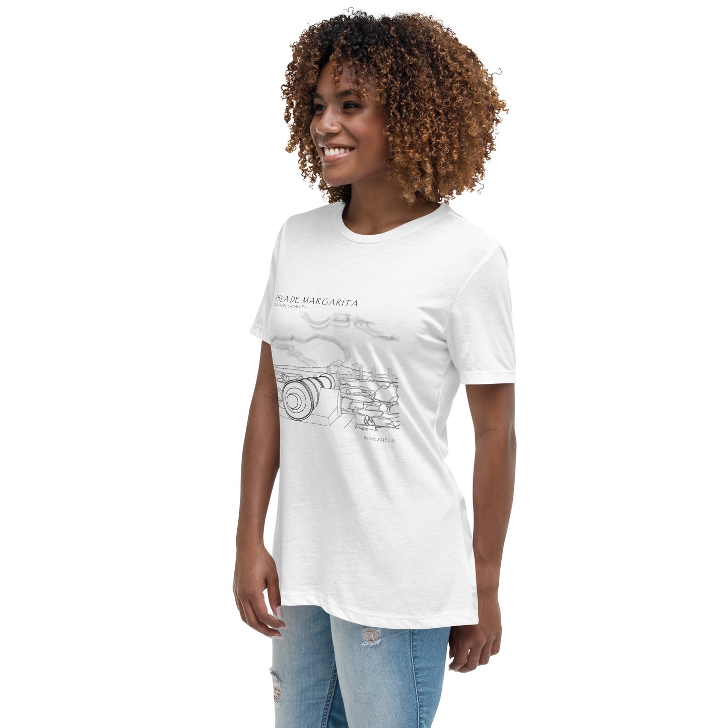 ISLA DE MARGARITA Fortin de la Galera Women's Relaxed T-Shirt